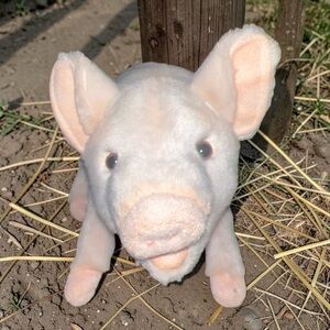 Hansa Pig Plush Realistic Piglet Stuffed Animal NWT Lifelike Toy